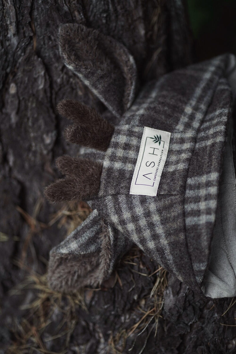 ASH generation 帽子】DEER BONNET - TARTAN ~totoshushu~