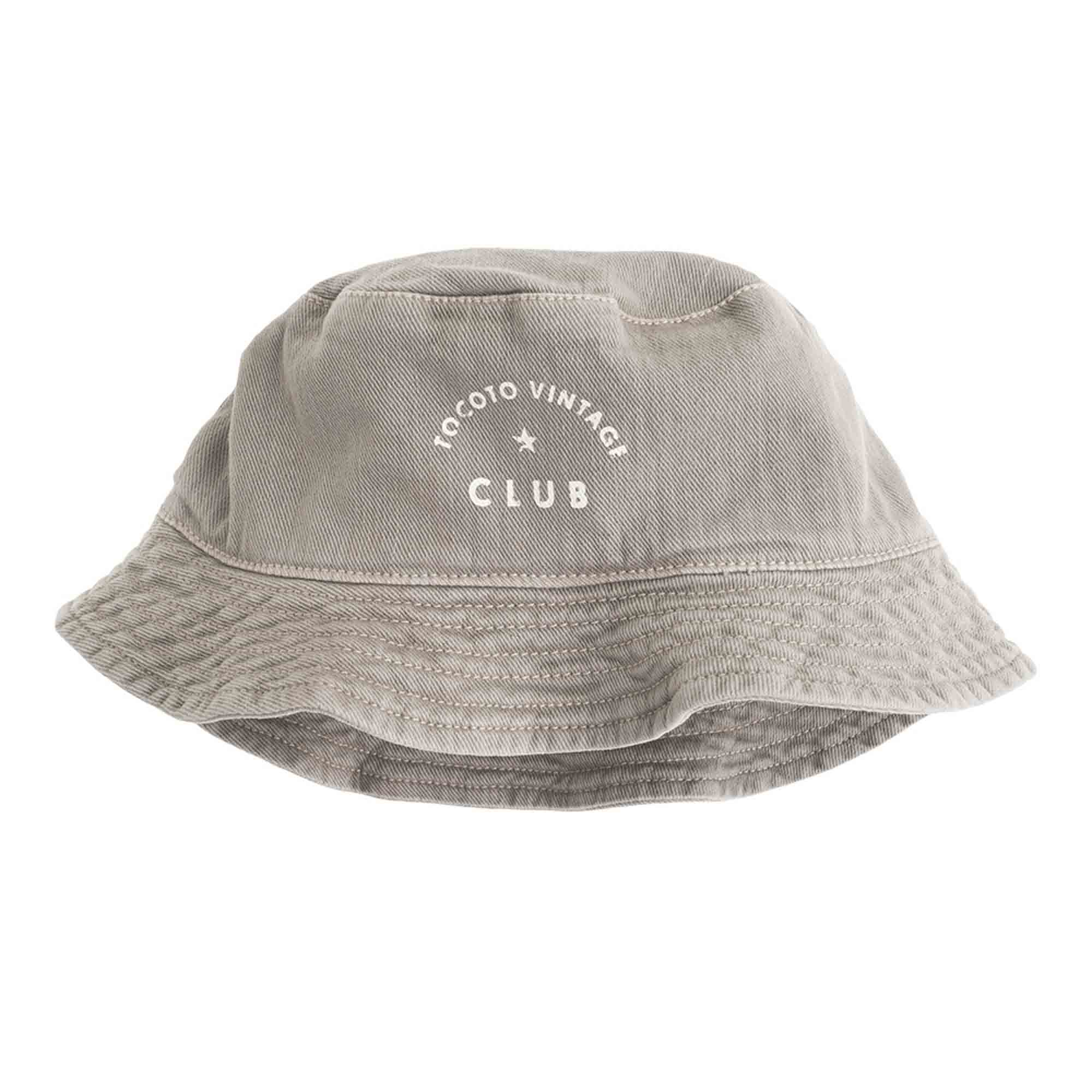 Denim Hat "TOCOTO VINTAGE CLUB" - Brown