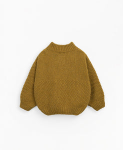 【オランダ発送】Knitted sweater with fallen shoulders kid キッズドロップショルダーセーター // 送料無料 //