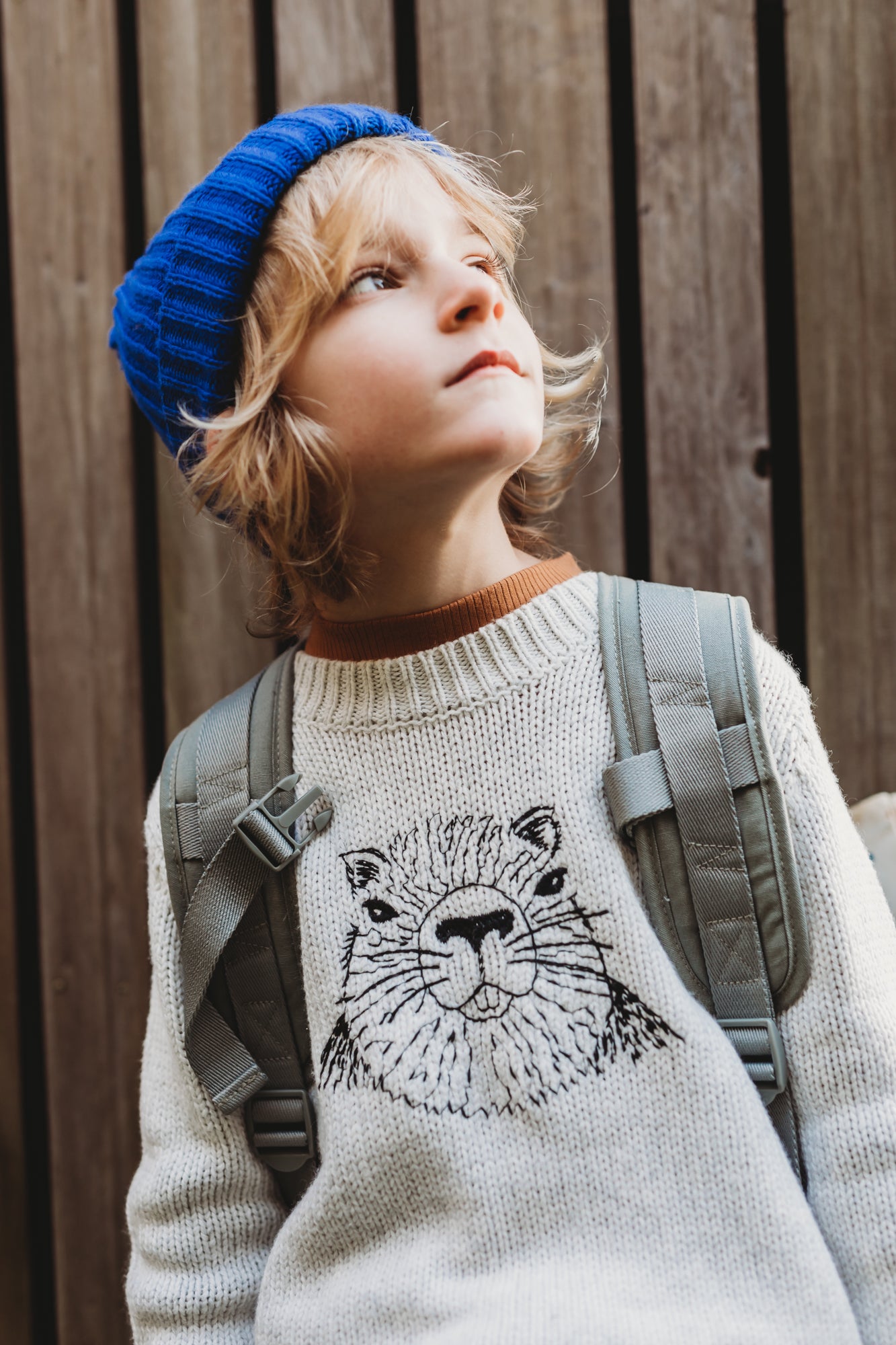 【オランダ直送】Sweater embroidery Marmot マーモット刺繍セーター // 送料無料 //