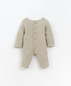 Knitted Jumpsuit - Oat