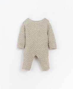 Knitted Jumpsuit - Oat