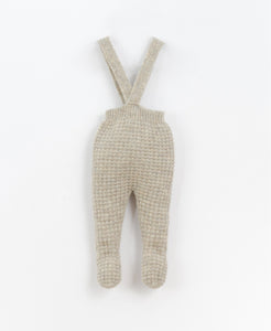 Knitted trousers - Oat