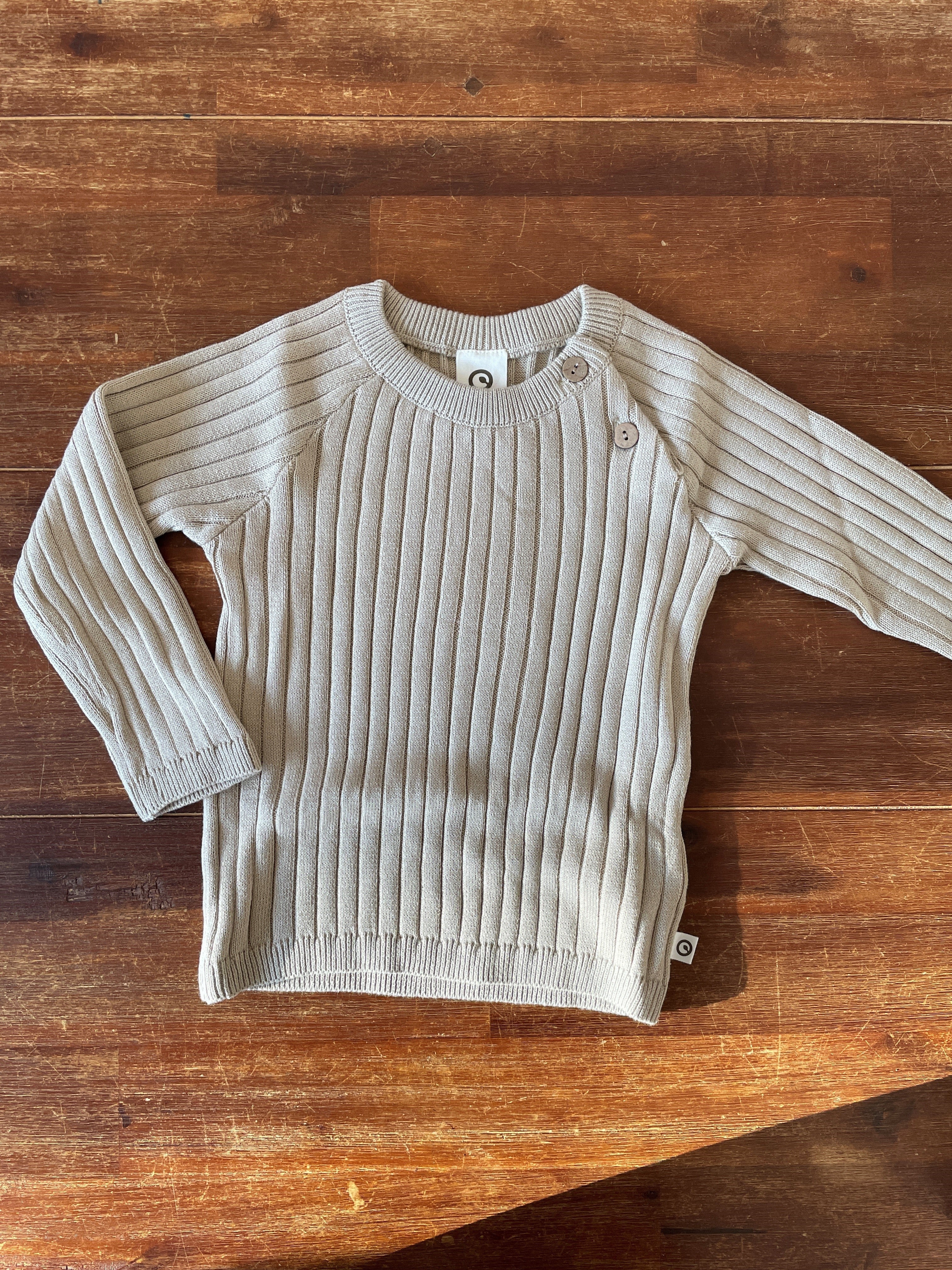 Knit rib sweater - Feather
