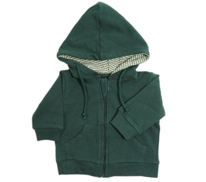 Hooded Cardigan - sweat dark green