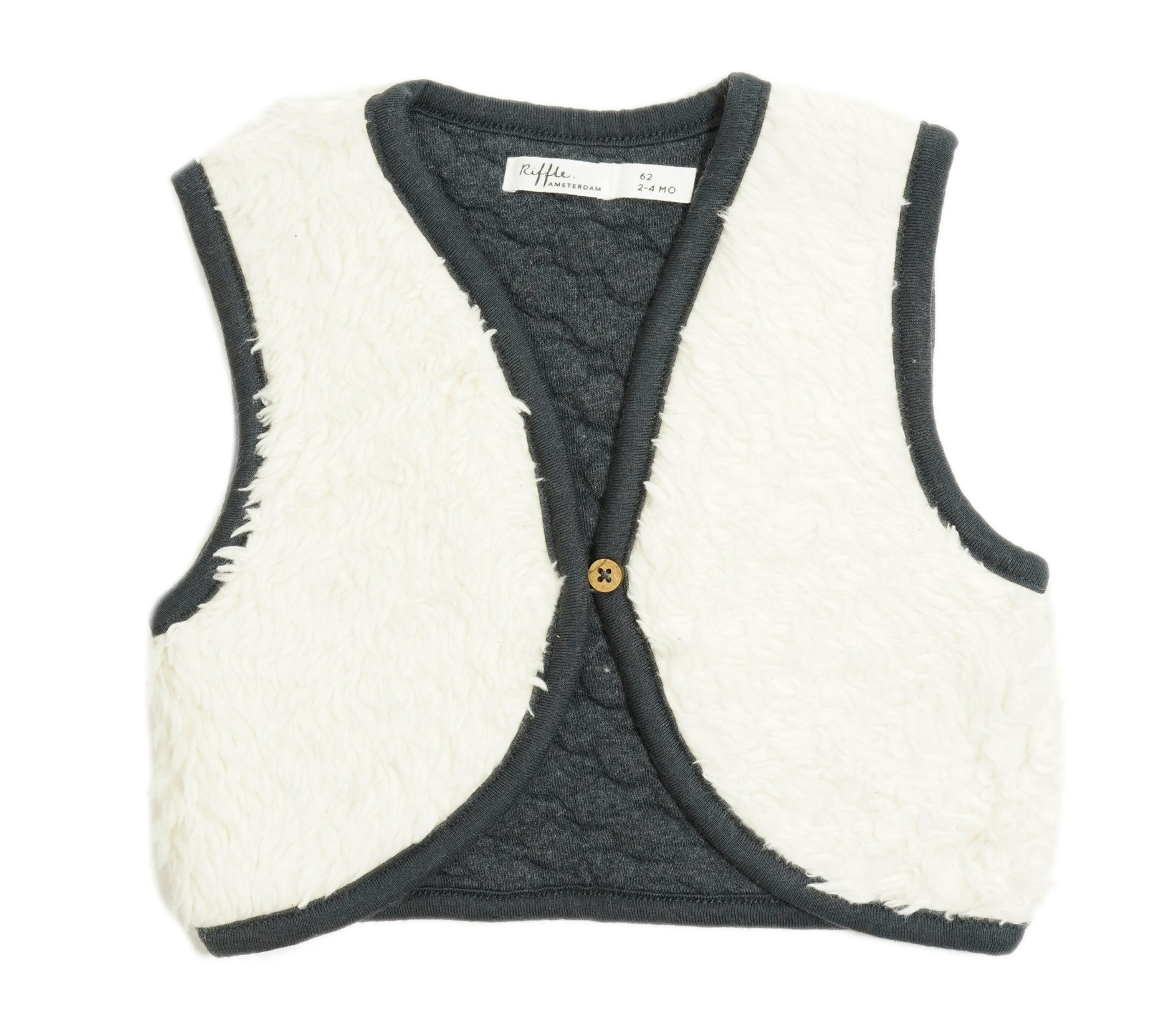 Gilet(Vest) - teddy/jacquard Dark Grey