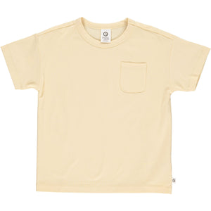 Cozy me drop shoulder short sleeves T Shirt - Calm yellow