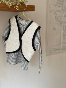 Gilet(Vest) - teddy/jacquard Dark Grey