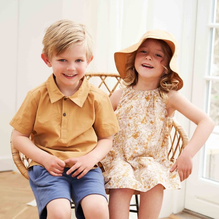Fiona poplin dress